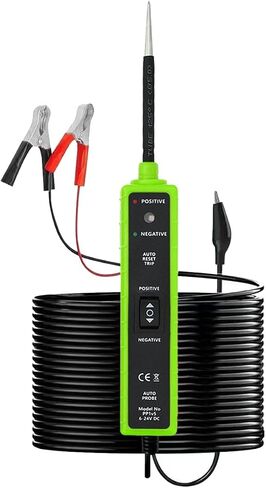 Circuit Tester Tool, 6-24V DC, Test Light with Short Circuit Detection, Polarity Identifier, Continuity Testing (Green) in Kuwait
