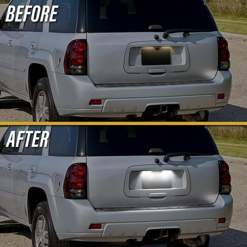 USR 02-09 Trailblazer Tail Light - Pair of Lamps (Left + Right) Compatible With 2002-2009 Chevrolet Trailblazer/Chevy SUV - All Models (Dark Smoked Red/Plug & Play Ready) in Saudi Arabia