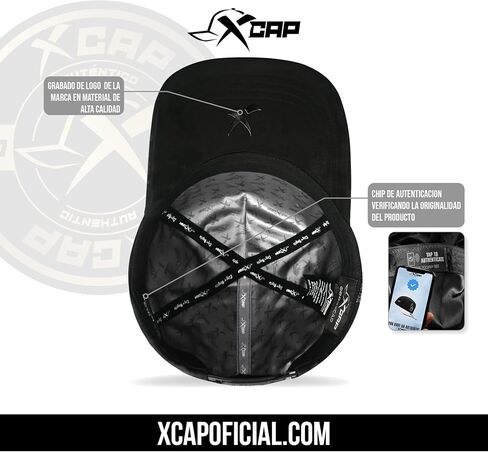XCAP LA Crosses Black - قبعة متميزة للرجال والنساء ، قبعة البيسبول لأي مناسبة ، LA Crosses Balck Trucker Cap ، قبعة سوداء قابلة للتعديل للرجال in Saudi Arabia