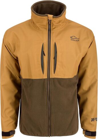 Drake Waterfowl Men's MST CommandXT Eqwader Full-Zip Waterproof Windproof Breathable Resistant Hunting Jacket in Saudi Arabia