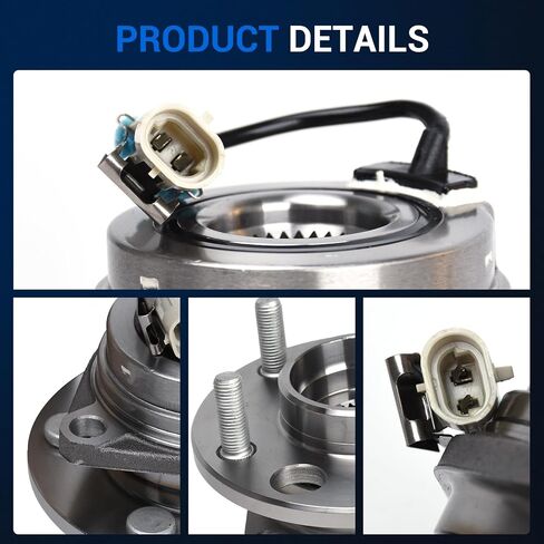Autoround 513087 Front Wheel Bearing and Hub Assembly fit for Buick, Cadillac, Chevy, Oldsmobile, Pontiac, 1991-1999 Left/Right Side, 5 Lug W/ABS in Saudi Arabia