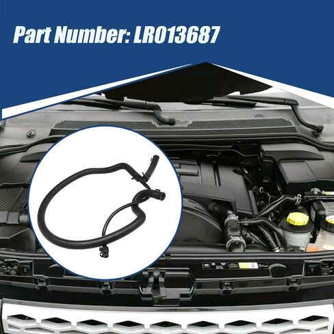 FZJDSD توسيع دبابة الخزان المبرد فوق أنبوب التدفق المتوافق مع Land Rover LR4 RAVER ROVER SPORT HSE 5.0L 2010-2013 المبرد المبرد الخزان خرطوم الخزان LR013687 LR014567 in Saudi Arabia