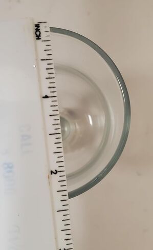 Peg Votive Candle Holder Clear Glass with a Rubber Grommet for tealights, Oil Lamps, LED, Votive Candles. 4" High with The Neck fits in 7/8" Candle Cup. Set of 4 in Saudi Arabia
