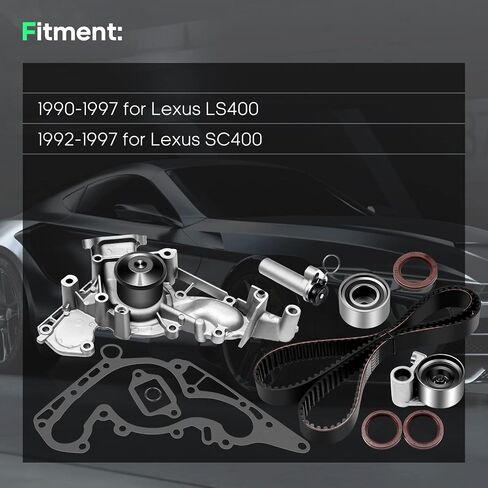 مجموعة حزام توقيت Scitoo 1996 1997 لـ LEXUS LS400،1996 1997 لـ LEXUS SC400 4L 13568-59045،13503-0F010 in Saudi Arabia