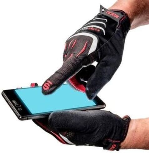 Sparco 002094NRRS09 002094聽nrrs09聽HyperGrip Gloves, Black/Red, 9 in Saudi Arabia