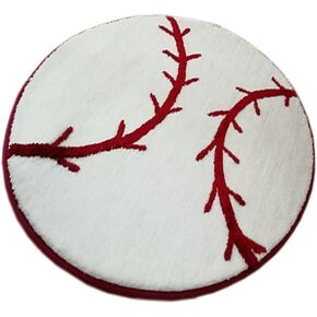Bathmats, Basketball Pattern Bath Mat Carpet Indoor Carpet Living Room Bedroom Carpets, 80cm (Basketball) in Saudi Arabia