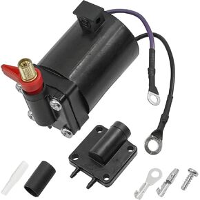 Caltric Fuel Primer Choke Solenoid Compatible with Omc Johnson Evinrude 40Hp 40 Hp 1984-2005 in Kuwait
