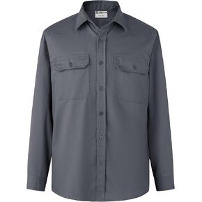 Ubon FR Shirts for Men Flame Resistan Welding Shirt FRC Work Shirt Long Sleeve Welder Shirts 7.5 Oz in Kuwait