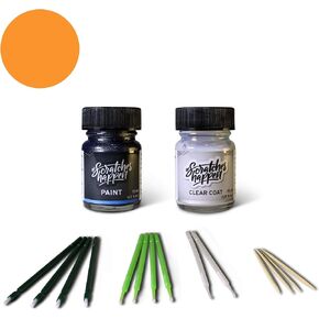 ScratchesHappen Exact-Match Touch Up Paint Kit - Taormina Orange (938/A) for Vespa - Essential (Paint + Clear Coat) in Kuwait