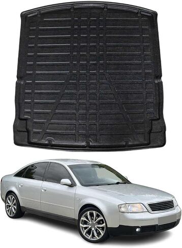 Omac Cargo Mats Liner for Audi A6 S6 Sedan C8 2019-2024 Black All-Weather TPE in Saudi Arabia