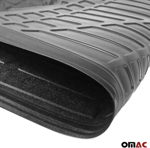 Omac Cargo Mats Liner for Audi A6 S6 Sedan C8 2019-2024 Black All-Weather TPE in Saudi Arabia
