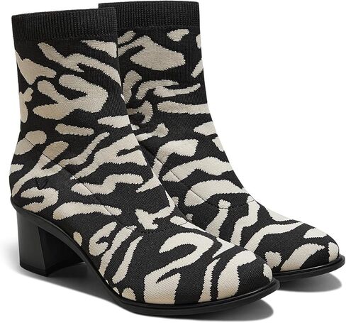 VIVAIA Amanda Women's Water-repellent Water-Repellent Stretchy UpperHeel Boot Round-Toe Booties 6.5cm/2.5" heel height Boots Extra Roomy Almond-Toe lady dress jeans Winter Fall Running Heel Boots in Kuwait