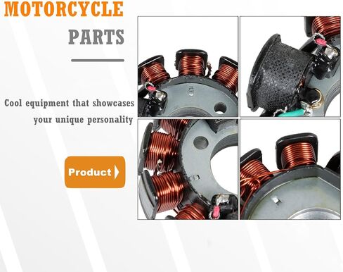 Ignition Stator Magneto 11 Pole/Coils Performance for Many Different Models Like Jonway, Wolf 125CC 150CC GY6 Scooter Engines with DC System, N-F7-9192-S in Saudi Arabia