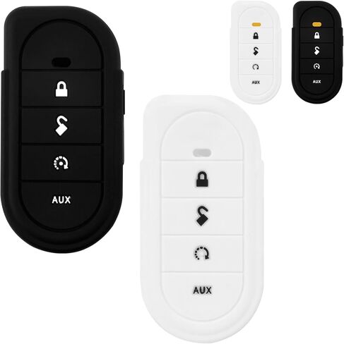 Remote Case, 2Pack Silicon Resin Protection Cover for Viper Soft Car Fob Cover Keyless Entry Key Shell The Two Road Safety System Replacement Shell Case for 7351V 7752V 7756V 5706 4706 (Same) in Kuwait
