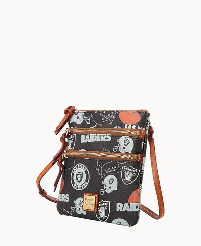 Dooney & Bourke Handbag, NFL Raiders North South Triple Zip Crossbody in Saudi Arabia