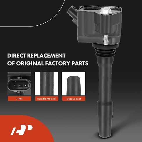 A-Premium Ignition Coils and Spark Plugs Kits Compatible with BMW 340i, 340i GT xDrive, 540i, 540i xDrive, X3, 440i, 440i xDrive, 740i, 640i xDrive, M240i, X4 & Mini Cooper Clubman 6-PC Set in Saudi Arabia