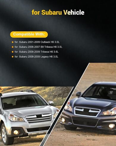 لفائف الإشعال OCPTY 6 مع 6 مقابس شرارة Iridium تناسب C1326 UF287 لـ Subaru Outback Legacy H6 3.0L in Saudi Arabia