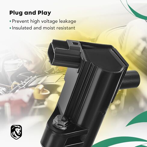 YHTAUTO Ignition Coil Replacement for Jeep Grand Cherokee Commander 2009-2010, Liberty 2009-2012, Dodge Ram 1500 2009-2010, Dakota 2009-2011, Durango Nitro, Mitsubishi Raider 3.7L Replace C1652 in Saudi Arabia