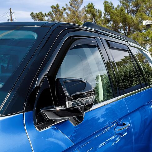 Goodyear Shatterproof in-Channel Window Deflectors for Lincoln Navigator 2018-2024, Rain Guards, Window Visors for Cars, Vent Deflector, Car Accessories, 4 pcs - GY008436 in Saudi Arabia