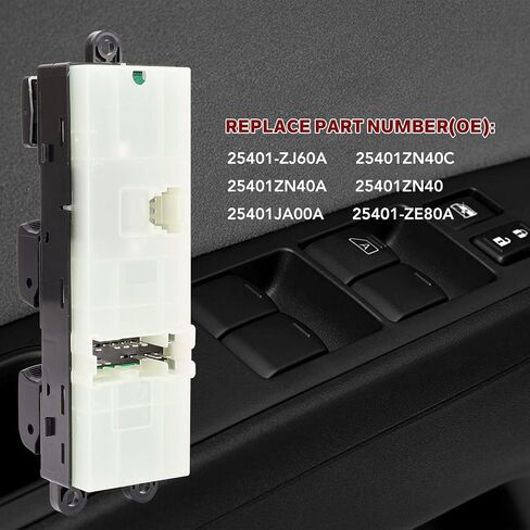 25401-ZJ60A Side Side Side Power Switch استبدال Nissan Sentra 2009 2009 2010 2011 ، استبدال# 25401-ZN50C in Kuwait