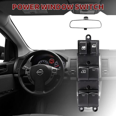 25401-ZJ60A Side Side Side Power Switch استبدال Nissan Sentra 2009 2009 2010 2011 ، استبدال# 25401-ZN50C in Kuwait