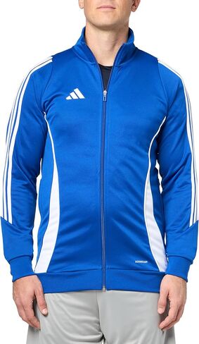 سترة تدريب Tiro 24 للرجال من adidas، Team Royal Blue/White، كبير/طويل + 3 بوصات in Saudi Arabia
