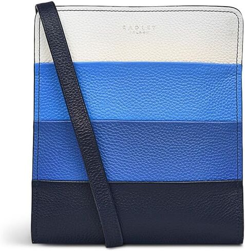 Radley London Summer Street Stripe Women's Mini Leather Zip حول حقيبة Crossbody in Saudi Arabia