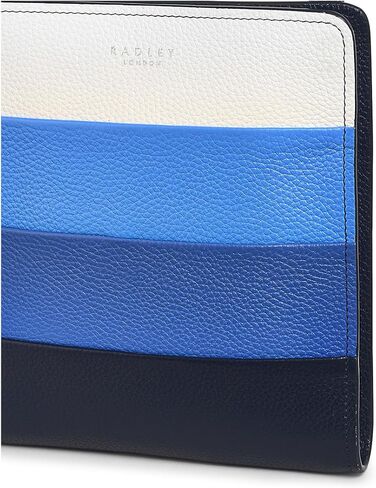 Radley London Summer Street Stripe Women's Mini Leather Zip حول حقيبة Crossbody in Saudi Arabia
