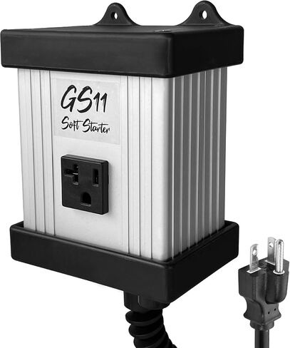 Torque Tamer GS11 Soft Starter Universal Universal of Off Grid Solar Mutterters أدوات الطاقة Miter طاولة منشار منشار جهاز توجيه مطحنة إلخ (120 فولت ، 20A كحد أقصى) in Saudi Arabia