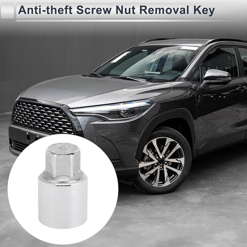 Wheel Lock Lugnut for Toyota Type C Anti-theft Screw Nut Removal Key Socket 1pc in Saudi Arabia