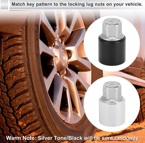 Wheel Lock Lugnut for Toyota Type C Anti-theft Screw Nut Removal Key Socket 1pc in Saudi Arabia