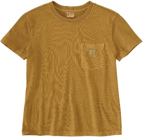 Carhartt Womens Relaxed Fit Lightweight Short Sleeve Garment Dye Pocket T-Shirt in Saudi Arabia
