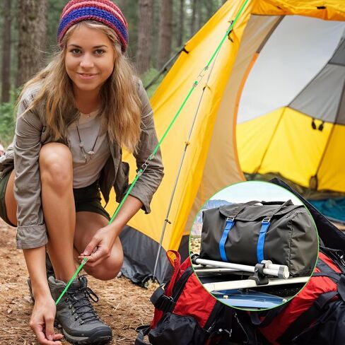 30 Pack Small Bungee Cords with Hooks, 10 Inch Mini Adjustable Stretchy Heavy Duty Short Elastic Bungee Cord for Camping, Tarps, Tents and Boats(Green) in Kuwait