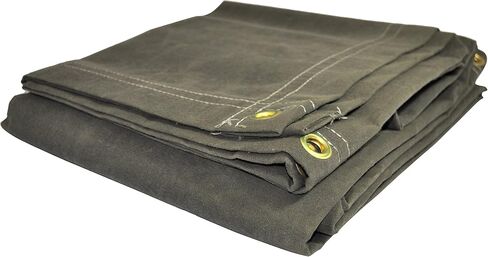 7x9 Green Heavy Duty Canvas Tarp DRY TOP (7’x9’) in Saudi Arabia