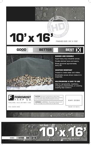 7x9 Green Heavy Duty Canvas Tarp DRY TOP (7’x9’) in Saudi Arabia