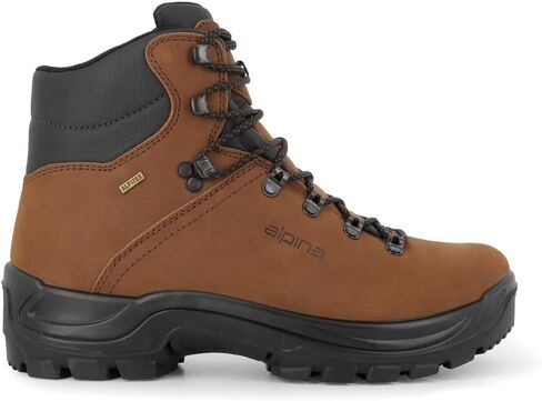 Alpina TUNDRA Men's Boots | Waterproof Leather Ankle High Shoes | Premium Leather | Lightweight | Breathable Membrane | Slip Resistant | Made in Europe in Saudi Arabia