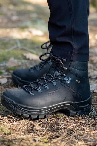Alpina Tundra Men's Boots | أحذية كاحل جلدية مقاومة للماء | الجلود الممتازة | خفيف الوزن | غشاء التنفس | انزلاق مقاومة | صنع في أوروبا in Kuwait