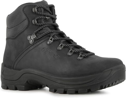 Alpina Tundra Men's Boots | أحذية كاحل جلدية مقاومة للماء | الجلود الممتازة | خفيف الوزن | غشاء التنفس | انزلاق مقاومة | صنع في أوروبا in Kuwait