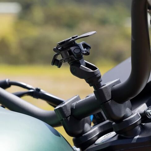 Quad Lock Handlebar Clamp PRO Motorcycle Phone Mount with Vibration Dampener and MAG Phone Case for Galaxy S25 Ultra in Kuwait