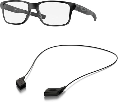 Oakley OY8007 Eyeglasses Bundle: OY 8007 FIELD DAY 800709 Satin Black Camo and Large Black leash Accessory kit in Saudi Arabia