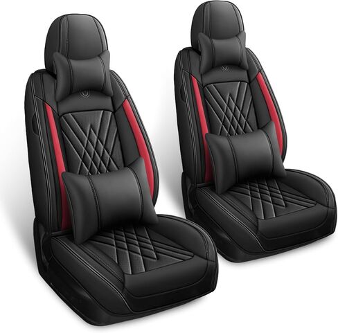 Seat Covers for Toyota Corolla Cross 2022-2025, Premium Leather Car Seat Protector, Waterproof, Airbag-Compatible & Durable Auto Interior Protection(5 Seats, Black&Gray, Luxury) in Saudi Arabia