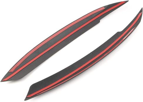 Three T Gloss Black Auto Headlight Eyelid Eyebrow Trim Cover Sticker Trims for VW for Jetta MK6 Sagitar NCS 2010-2018 in Saudi Arabia