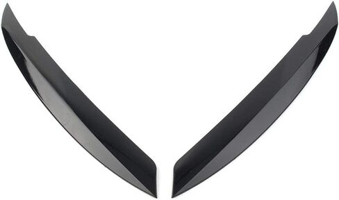 Three T Gloss Black Auto Headlight Eyelid Eyebrow Trim Cover Sticker Trims for VW for Jetta MK6 Sagitar NCS 2010-2018 in Saudi Arabia