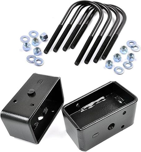 Rough Country 3 Inch Block & U-Bolt Kit for Ford Excursion/F-250 Super Duty/F-350 Super Duty (1999-2004) in Saudi Arabia