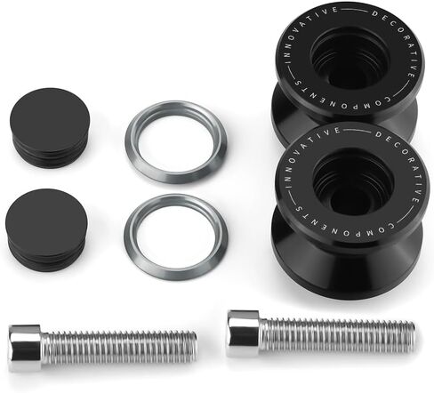 SWORCED SWINGARM SWIDS SLIDER متوافق مع S.Uzuki GSX-8S 2023 2024 | براغي حامل الذراع البرجية البراغي GSX8S GSX 8S الملحقات (رمادي) in Kuwait