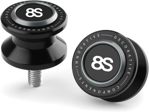 SWORCED SWINGARM SWIDS SLIDER متوافق مع S.Uzuki GSX-8S 2023 2024 | براغي حامل الذراع البرجية البراغي GSX8S GSX 8S الملحقات (رمادي) in Kuwait