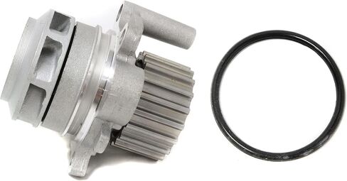 Garage-Pro Engine Water Pump With Gasket With Pulley Replacement for Volkswagen Jetta 1999-2004 1.9L From Chassis No. 9-MX-000-001, With Pressed On Cogged Pulley Replaces # AW9378, 1802200, 41114 in Saudi Arabia