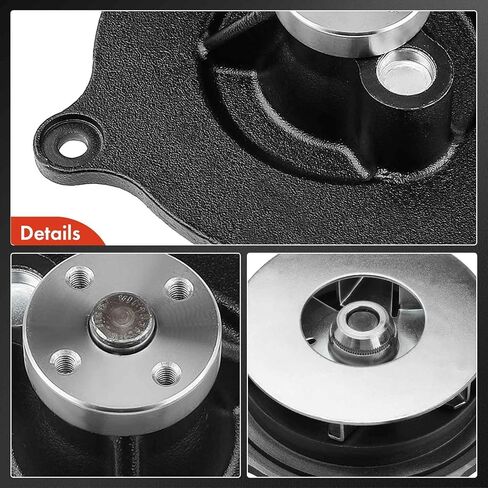 A-Premium Engine Water Pump Compatible with International Harvester 3000RE 3200 3800 4300 4300LP 4400 4400LP 7300 7400 7500 CXT Genesis RE L6 7.6L Diesel in Saudi Arabia