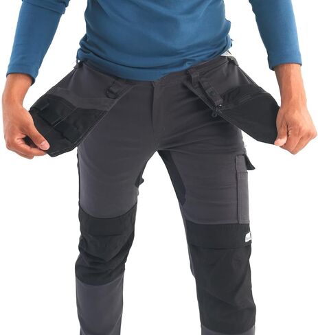 Bitco Attert Men's Ultra Stretch Work Trouser, Water & Oil Repellent, Reinforced Cordura® Knee Pad Pockets, High Stress Areas in Saudi Arabia
