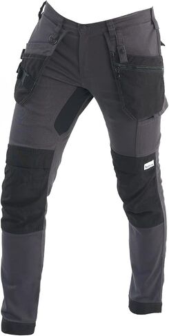 Bitco Attert Men's Ultra Stretch Work Trouser, Water & Oil Repellent, Reinforced Cordura® Knee Pad Pockets, High Stress Areas in Saudi Arabia